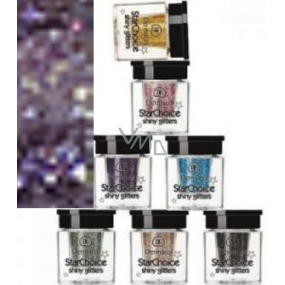 Dermacol Star Choice Shiny Glitters Třpytky na oči Odstín 4 fialová 2 g