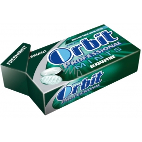 Wrigleys Orbit Professional Mints Freshmint bonbóny bez cukru 18 g
