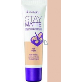 Rimmel London Stay Matte Liquid Mousse make-up 100 Ivory 30 ml