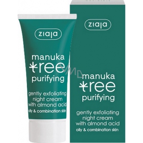 Ziaja Manuka Tree Purifying jemně exfoliační noční krém 50 ml