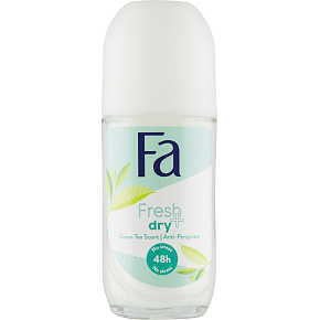 Fa kuličkový antiperspirant Fresh+Dry Green Tea, 50 ml