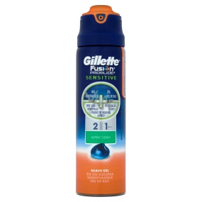 Gillette Fusion ProGlide Sensitive Alpine Clean 2v1 gel na holení, pro muže 170 ml