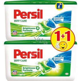 Persil Duo-Caps Regular univerzální gelové kapsle na praní bílé a stálobarevné prádlo 2 x 30 dávek