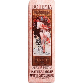 Bohemia Gifts Alfons Mucha Růže toaletní mýdlo 125 g