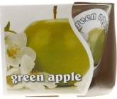 MaP Green Apple aromatická svíčka ve skle 80 g
