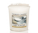 Yankee Candle Baby Powder - Dětský pudr vonná svíčka votivní 49 g