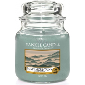 Yankee Candle Misty Mountains - Mlžné hory vonná svíčka Classic střední sklo 411 g
