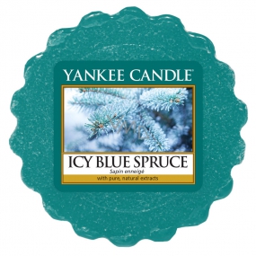 Yankee Candle Icy Blue Spruce - Zledovatělý modrý smrk vonný vosk do aromalampy 22 g