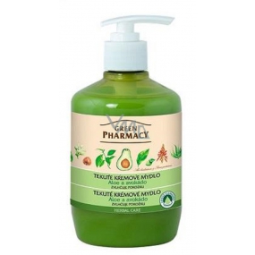 Green Pharmacy Aloe Vera a Avokádo zvlhčující tekuté krémové mýdlo 460 ml