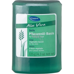 Kappus Aloe Vera olejové přírodní toaletní mýdlo pro suchou pokožku 125 g
