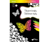 Ditipo Třpytivé omalovánky Třpytivé krajky 8 listů