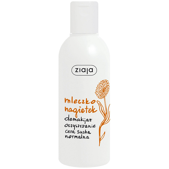 Ziaja Měsíček čisticí pleťové mléko pro suchou a citlivou pleť 200 ml