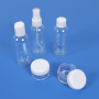 Albi Original Cestovní sada lahviček 3 x 80 ml + 2 nádobky + Kočka pouzdro - 15 cm x 15 cm x 4,5 cm