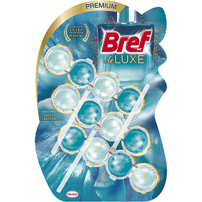 Bref DeLuxe Lovely Jasmine WC blok v kuličkách, 3× 50 g
