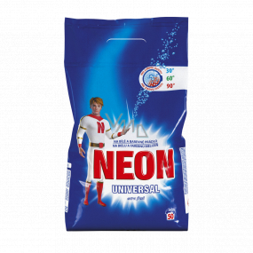 Neon Universal Fresh prací prášek na praní bílého a barevného prádla 50 dávek 3 kg
