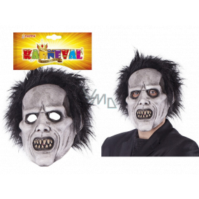 Rappa Halloween Maska zombie s vlasy 1 kus