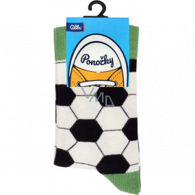 Albi Barevné ponožky univerzální velikost Fotbal 1 pár