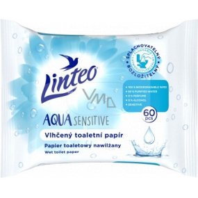 Linteo Aqua Sensitive vlhčený toaletní papír 60 kusů