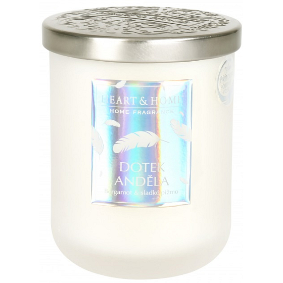 Heart & Home Dotek anděla sojová vonná svíčka velká, hoří až 70 hodin 340 g Limitovaná edice