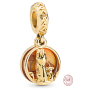 Charm Sterlingové stříbro 925 Disney Lví král - Simba a Mufasa západ slunce 2v1, přívěsek na náramek