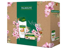 Palmolive Almond Naturals Almond & Milk sprchový krém 250 ml + Naturals Delicate Care s mandlovým mlékem toaletní mýdlo 90 g, kosmetická sada pro ženy