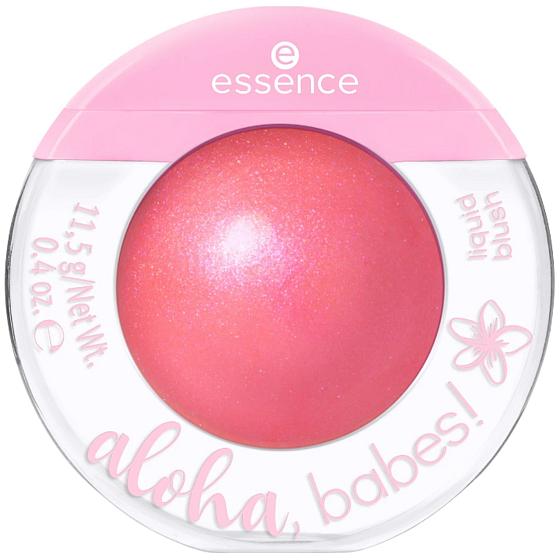 Essence Aloha, babes! rozjasňující tekutá tvářenka 01 Sun Rays & Island Days 11,5 g pro zdravý a zářivý vzhled