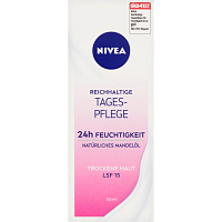Nivea Essential Výživný denní krém pro suchou až citlivou pleť SPF15 50ml
