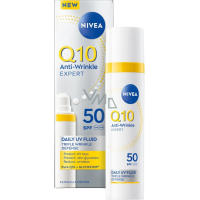 Nivea Q10 UV Fluid OF 50 denní krém proti vráskám, 40 ml