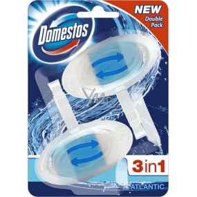 Domestos 3v1 Atlantic Wc toaletní blok 2 x 40 g