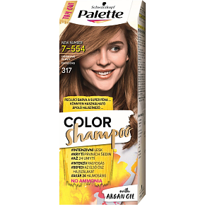 Schwarzkopf Palette Color Shampoo barva na vlasy 317 oříškově plavá, 50 ml