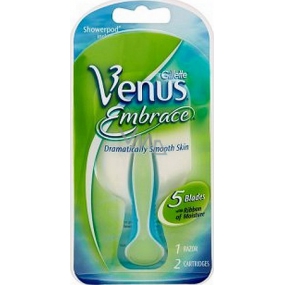 Gillette Venus Embrace holicí strojek 5 břitů + náhradní hlavice 2 kusy pro ženy