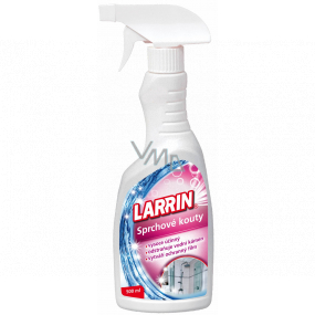 Larrin Sprchové kouty vysoce účinný čisticí prostředek rozprašovač 500 ml