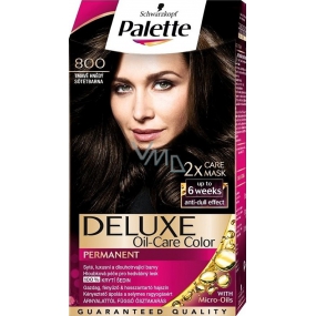 Schwarzkopf Palette Deluxe barva na vlasy 800 Tmavě hnědá 115 ml