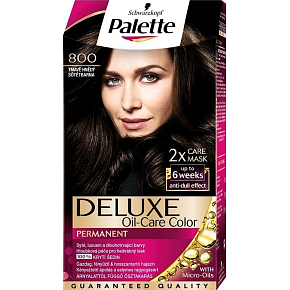 Schwarzkopf Palette Deluxe barva na vlasy 800 Tmavě hnědá 115 ml