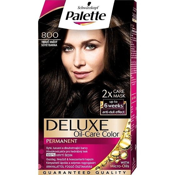 Schwarzkopf Palette Deluxe barva na vlasy 800 Tmavě hnědá 115 ml
