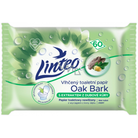 Linteo Satin vlhčený toaletní papír s dubovou kůrou 60 kusů