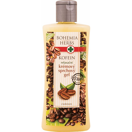 Bohemia Gifts Kofein relaxační krémový sprchový gel 250 g