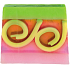 Bomb Cosmetics Svěží spirála - Fruit Loop Přírodní glycerinové mýdlo 100 g