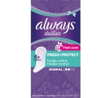Always Dailies Fresh & Protect Fresh Scent Normal s jemnou vůní slipové intimní vložky 30 kusů
