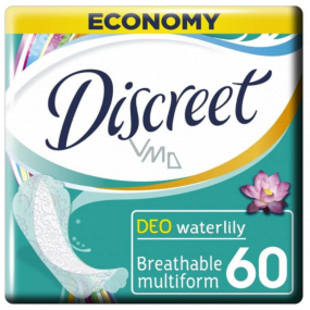Discreet Deo Waterlily slipové intimní vložky pro každodenní použití 60 kusů