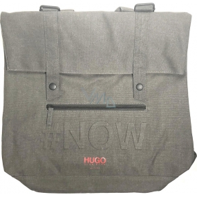 Hugo Boss Messenger Bag batoh - taška šedá velká 39 x 37 x 16 cm