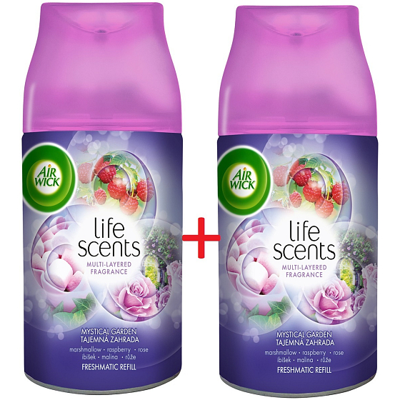 Air Wick FreshMatic Life Scents Tajemná zahrada náhradní náplň 2 x 250 ml