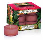Yankee Candle Tropical Jungle - Tropická džungle vonná čajová svíčka 12 x 9,8 g