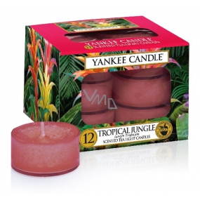 Yankee Candle Tropical Jungle - Tropická džungle vonná čajová svíčka 12 x 9,8 g