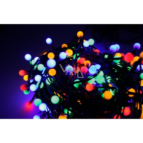 Emos Osvětlení vánoční barevné kuličky 30 m-300 LED + 5 m přívodní kabel