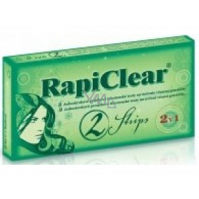 RapiClear 2 Strip Těhotenský test lze prokázat od 5.dne od oplodnění proužkový 2 kusy