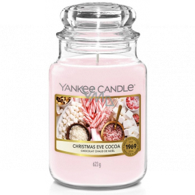 Yankee Candle Christmas Eve Cocoa - Štědrovečerní kakao vonná svíčka Classic velká sklo 623 g