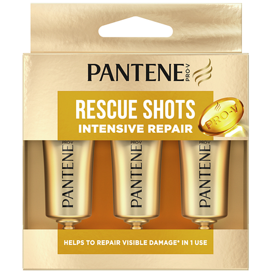 Pantene Pro-V Intensive Repair pohotovostní sérum pro poškozené vlasy ampule 3 x 15 ml