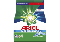 Ariel Mountain Spring prací prášek pro čisté a voňavé prádlo bez skvrn 20 dávek 1,1 kg
