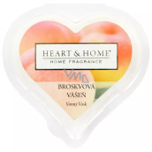 Heart & Home Broskvová vášeň Sojový přírodní vonný vosk 26 g